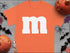 Orange Group Halloween T-Shirt featuring M&M Candy Character Theme for Teachers Nurses
