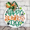 Hand painted happy St. Patrick’s Day door hanger for festive holiday home decor