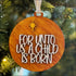 Handmade wooden Christmas ornament, Holiday tree decoration for a special gift