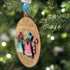 Handmade Gingerbread Friends Ornament - Custom Wooden Friendship Gift for Christmas Tree