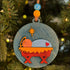 Handmade Wooden Christmas Ornament featuring Baby Jesus Nativity Scene for Holiday Decor