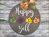Happy Fall Y’all Door Hanger Sign in Handpainted Rustic Wood Autumn Home Decor