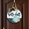 Hello Fall Wooden Door Hanger, a rustic entryway sign and seasonal pumpkin decoration