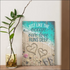 Beach Canvas Print with Turquoise Waves, Hearts for Penelope and Cameron