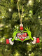 Merry Grinchmas Handmade Wooden Ornament, perfect gift for Grinch lovers this holiday season