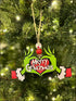 Merry Grinchmas Handmade Wooden Ornament, perfect gift for Grinch lovers this holiday season