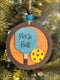 Pickleball Christmas ornament, handmade wooden decoration, personalized gift for lovers