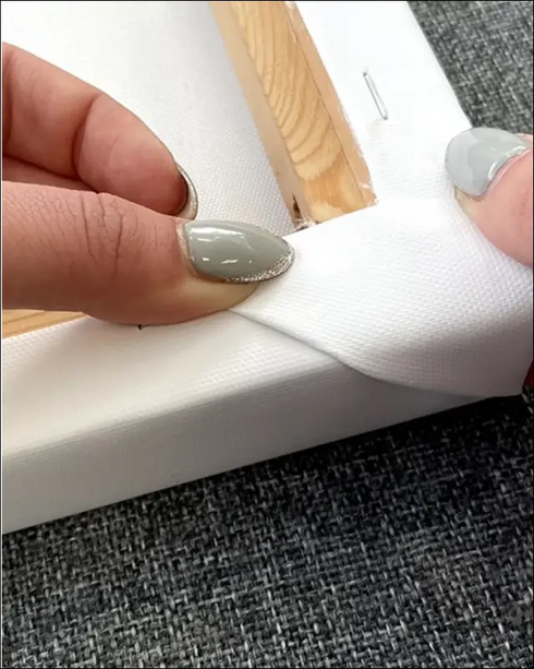 Waves May Crash nautical canvas print on subtle textured white wrap