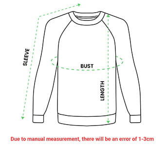 ADULT-PAJAMAS-SHIRT--Sizechart